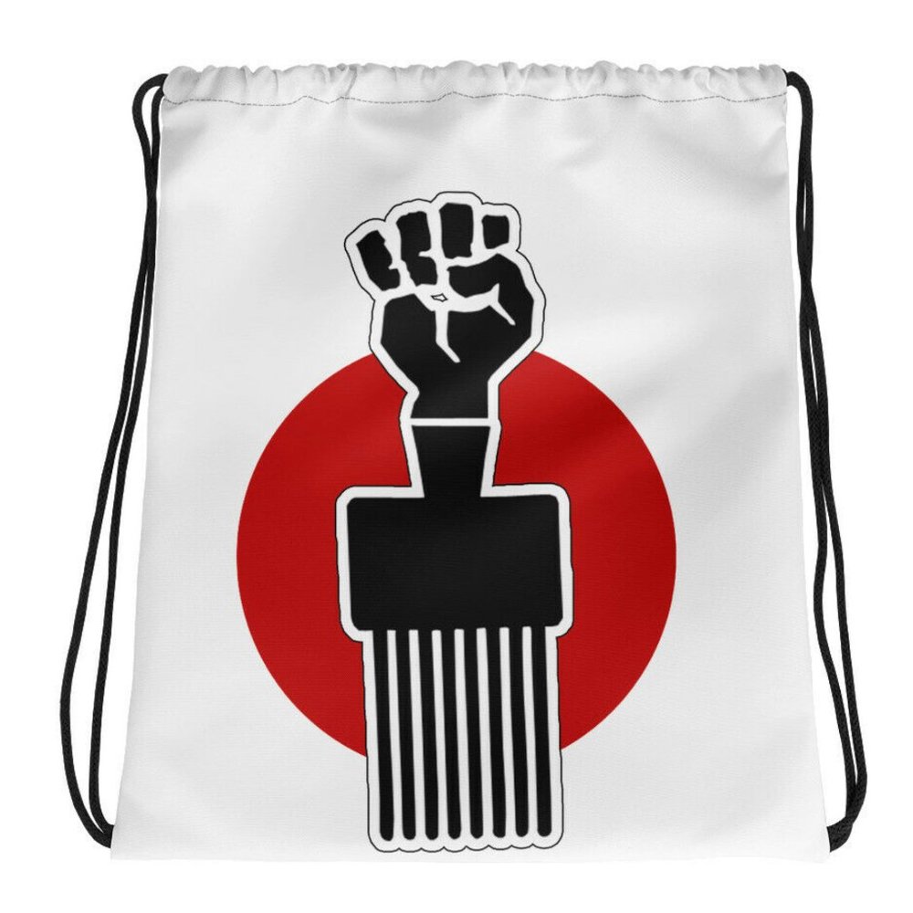 Black Lives Matter Drawstring Bag New